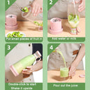 LICUADORA PORTÁTIL INALÁMBRICA RECARGABLE 420ML